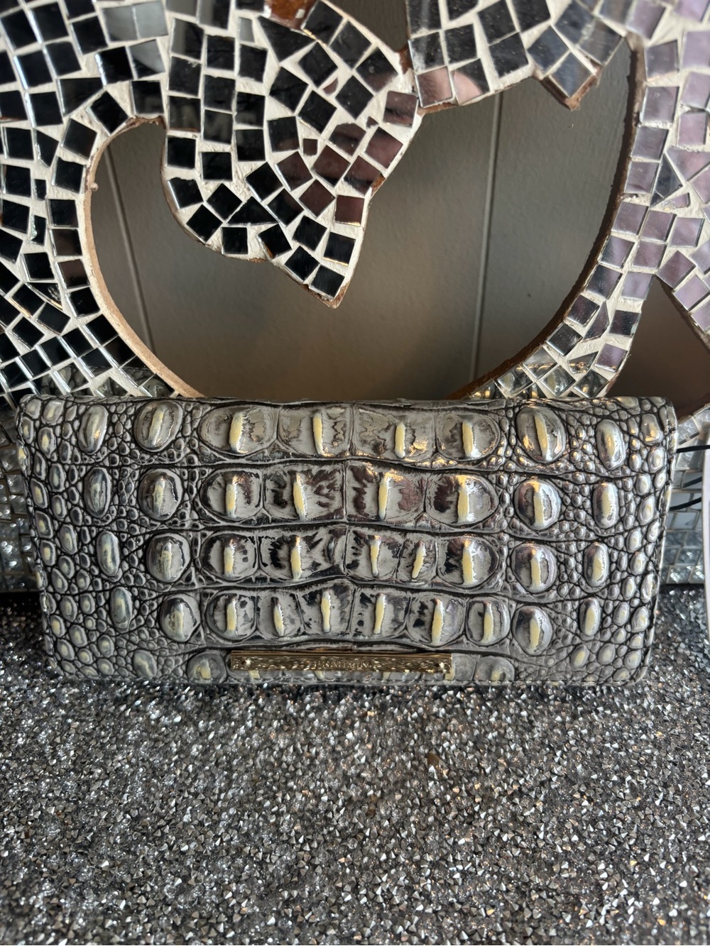 🎀Brahmin Ady Chrome Melbourne Leather Wallet